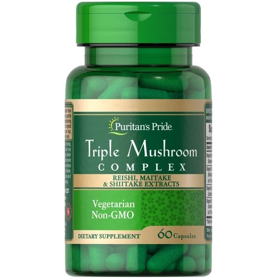 Грибной комплекс Puritan's Pride Triple Mushroom Complex 60 Caps