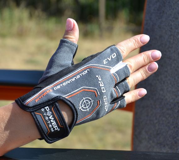 Рукавички для фітнесу Power System PS-2250E Pro Grip EVO Grey M | Зображення 4