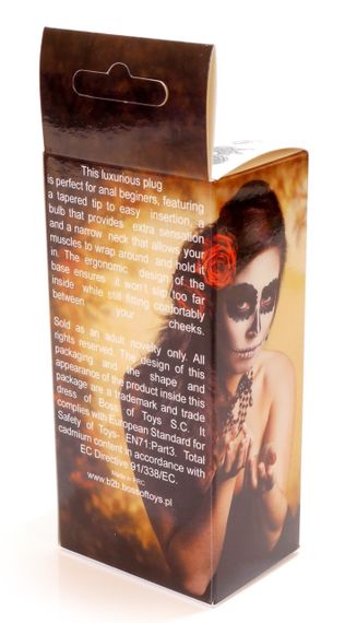 Анальний затор Boss Series - Jewellery Gold PLUG Light Blue S, BS6400022 Sex Aura | Зображення 7