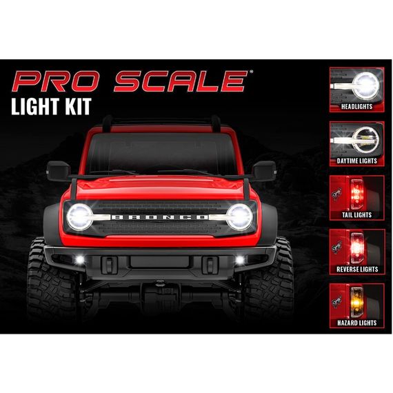 Комплект світлодіодних ліхтарів Pro Scale Traxxas 9783 для моделей TRX-4M Ford Bronco | Зображення 1