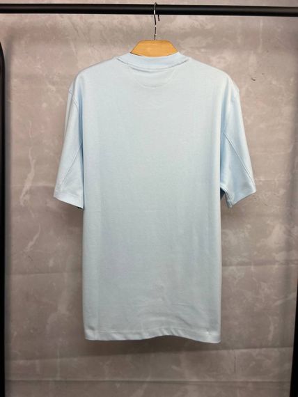 Футболка блакитна Brunello Cucinelli Classic Logo Light Blue f694 | Зображення 6