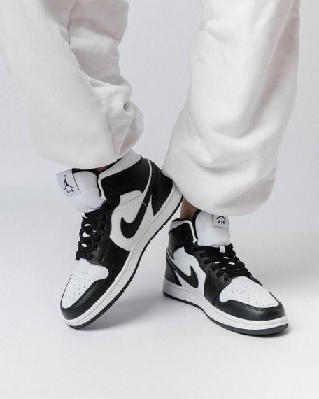 Жіночі кросівки N-ik-e Air Jordan 1 Retro HD Black White , В'єтнам , весна / літо / осінь 36 23 см | Зображення 7