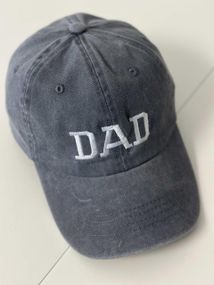 Кепка бейсболка парна (DadMom) Сірий Тато Dad 56-60р (8044)