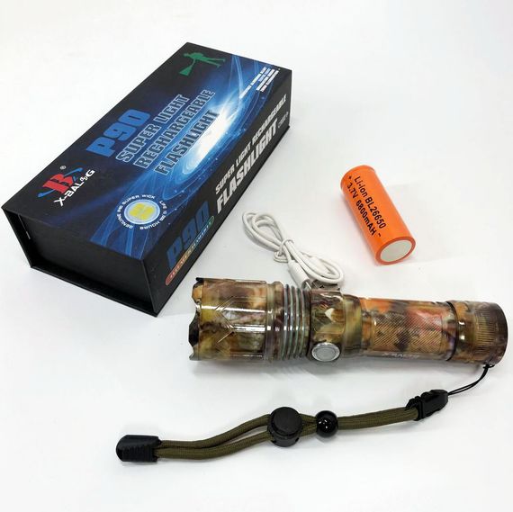 Військовий армійський ліхтар нашоломний Bailong BL-P511M-P90, Ліхтар портативний переносний LK-19 | Зображення 5