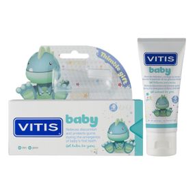 Гель-мазь для дітей VITIS BABY (від 0 до 2 років), 30 мл, силіконовий наперсток 1 шт. (DENTAID)