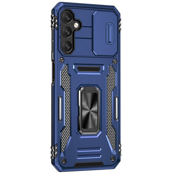 Ударостійкий чохол Camshield Army Ring для Samsung Galaxy S24 Синій / Navy | Зображення 5