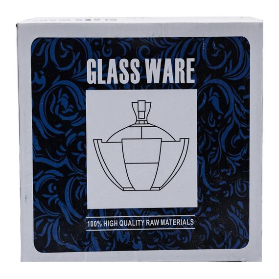 Цукорниця з кришкою Ø 15 см ваза цукорниця кругла скляна HP-4-120 | Зображення 4