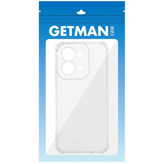 TPU чохол GETMAN Ease logo посилені кути Full Camera для Xiaomi Redmi 15C (Global)/Poco C85 Global Безбарвний (прозорий) | Зображення 2