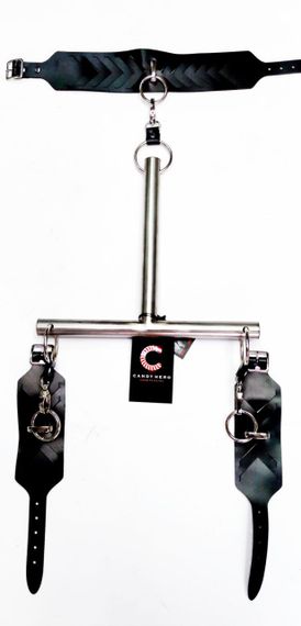 Розпірка із фіксаторами Candy Hero THOLD3 натуральна шкіра чорна | Зображення 1