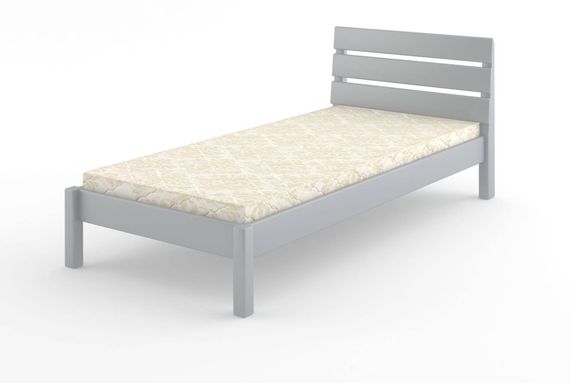 Дитяче ліжко Mebigrand Бостон Світло-сірий (RAL 7040) 120х200 см (MBG-2544)
