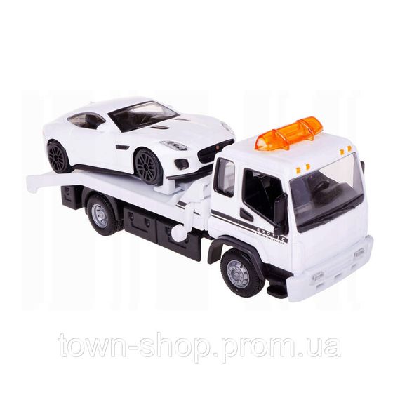 Игровой набор c автомоделью "Jaguar F-Type R Dynamic (V6)" Bburago 18-31419 масштаб 1:43 | Зображення 2