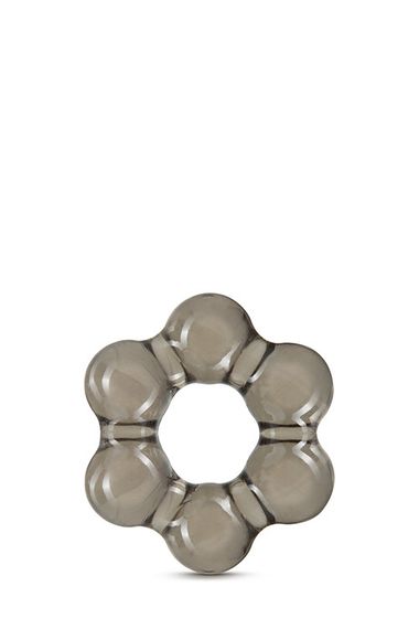 T331506 Эрекционное кольцо STAY HARD THICK BEAD COCK RING BLACK sexstyle