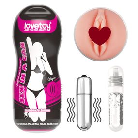 Мастурбатор - Sex In A Can Vagina Lotus Tunnel Vibrating Sex Aura