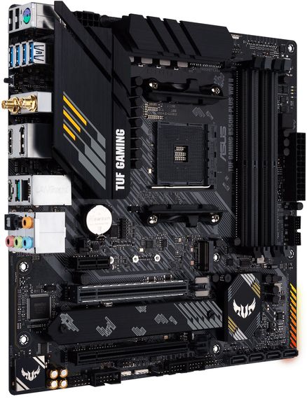 Материнcька плата ASUS TUF GAMING B550M-PLUS WIFI II sAM4 B550 4xDDR4 M.2 HDMI DP Wi-Fi BT mATX 90MB19Y0-M0EAY0 | Зображення 4