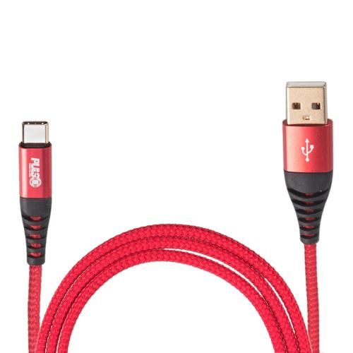 Кабель VOIN CC-4201C RD USB - Type C 3А, 1m, red (швидка зарядка/передача даних) | Зображення 2