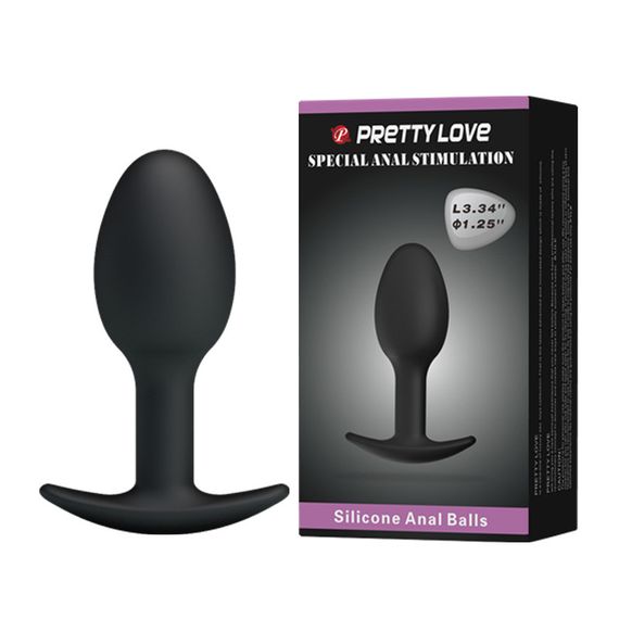 Анальна пробка BLACK PRETTY LOVE BI-040033 Sex Aura