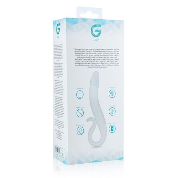 Скляний дилдо Gildo Glass Dildo No. 21, реалістична головка | Зображення 4