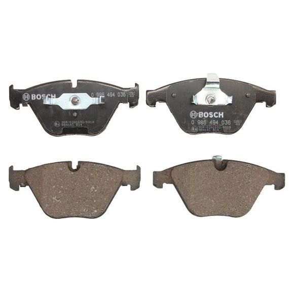 Тормозные колодки Bosch дисковые передние VW Touareg (7LA, 7L6, 7L7) 03 0986494164 | Зображення 1