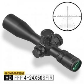 Discovery Optics HD/34 4-24X50SFIR SLT FFP IR-MIL 34mm подсветка
