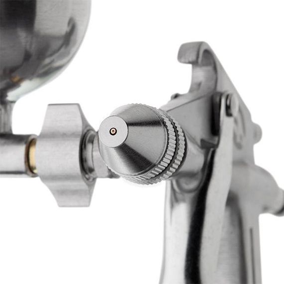 Фарбопульт пневматичний HP MINI, форсунка 0.5 мм, верхній металевий бачок 200 мл, 5бар INTERTOOL PT-03031 | Зображення 1