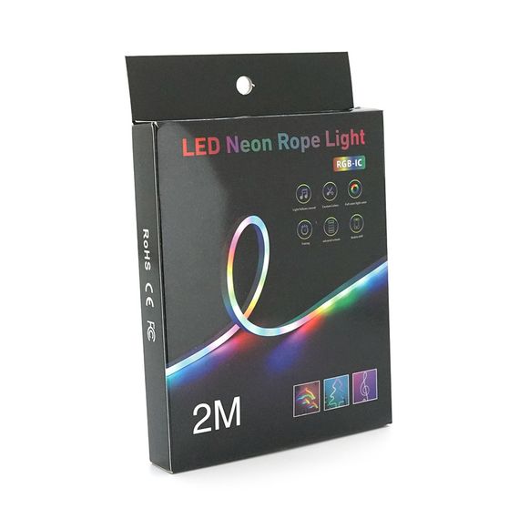 Світлодіодна стрічка Neon RGB 3 метри з Wi-Fi синхронізацією музики | Зображення 1