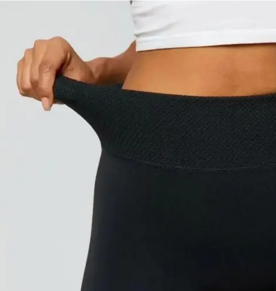 Женские теплые лосины на меху с высокой посадкой GL1040 цвет черный, размер M | Зображення 5