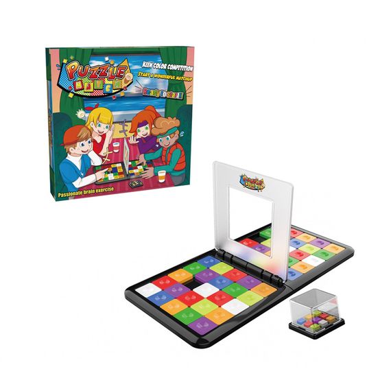 Логическая игра Пятнашки B3137, 48 разноцветных фишек | Зображення 1