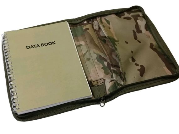 Блокнот тактичний А5 в клітинку зі щільним папером в обкладинці з кордура мультикам | Зображення 1