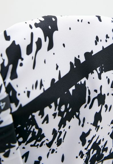 Спортивні шорти велосипедки  4Profi з принтом "Тропік" білий розмір XS дайвінг 18743 | Зображення 3