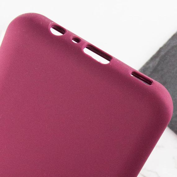 Чехол Silicone Cover Lakshmi Full Camera (AAA) для Samsung Galaxy A04e Бордовый / Plum | Зображення 6