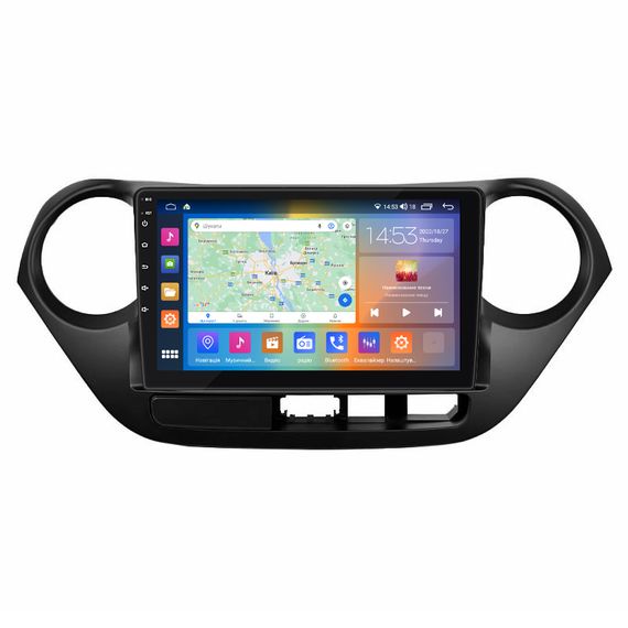 Штатна магнітола 9" Lesko для Hyundai i10 II 2013-2016 2/32Gb CarPlay 4G Wi-Fi GPS Prime IPS Хюндай