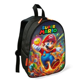 Рюкзак Супер Маріо дитячий шкільний/міський 34х27х13 см для хлопчика (02473)