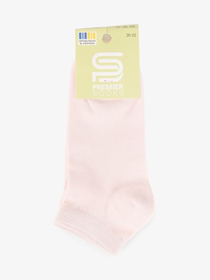 Шкарпетки короткі для дівчинки PremierSocks 16Д-3 22-24 Світло-рожевий shop (4820203396986) | Зображення 2