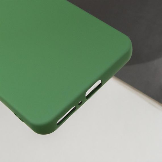 Чехол Silicone Cover Lakshmi Full Camera (AA) для Xiaomi Redmi Note 13 5G Зеленый / Dark green | Зображення 5