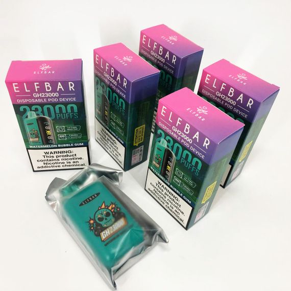 ELF BAR GH 23000 5%. Кавунова жувальна гумка (Watermelon Bubble Gum) | Зображення 3