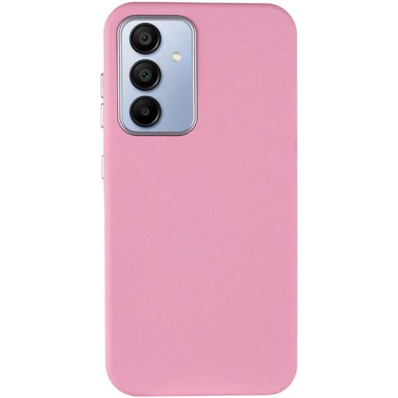 Шкіряний чохол Leather Case Metal Buttons для Samsung Galaxy S23 FE Light Pink | Зображення 1