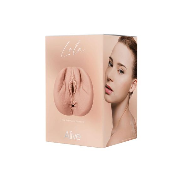 Мастурбатор-вагіна + попка Alive Lola Super Realistic Masturbator L Flesh, два канали, реалістик Sex Aura | Зображення 7