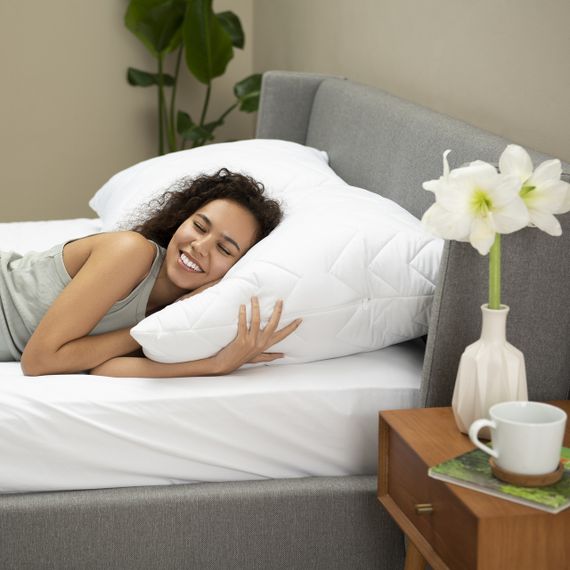 Подушка NORDIC COMFORT+ IDEIA 70х70 см з блискавкою біла (8-34695*001) | Зображення 7