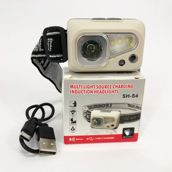 Ліхтар для рятувальників на голову, Потужний акумуляторний налобний ліхтарик, Ліхтар на лоб потужний AU-46 | Зображення 3