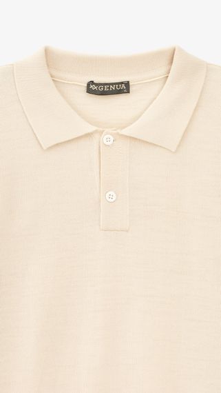 Поло однотонний чоловічий GENUA G01205-0005 L Молочний shop (2000999472312) | Зображення 1