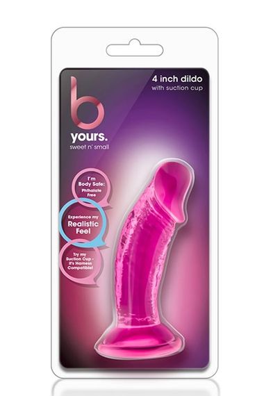 Анальна пробка у вигляді члена Blush b Yours на присосці, рожева Sex Aura | Зображення 3