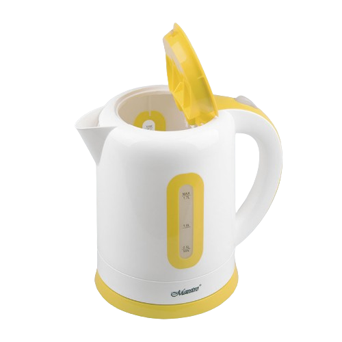 Електрочайник 1,7л 2000W (диск) білий MR-040-WHITE Maestro | Зображення 1