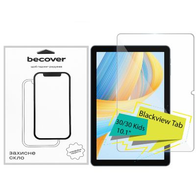 Стекло защитное BeCover Blackview Tab 30/30 Kids 10.1&quot; (713037)