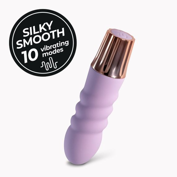 Мини-вибратор CRUSHIOUS Mellow Bubbles, лавандовый, 11 х 2,8 см Sex Aura | Зображення 8