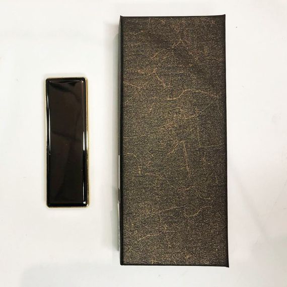 USB зажигалка в подарочной упаковке с двумя спиралями накаливания. Цвет: черный | Зображення 2