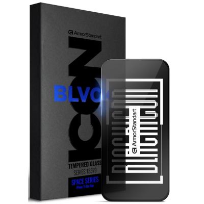 Стекло защитное Armorstandart Space Black Icon Apple iPhone 14/13/13 Pro with cutout (ARM67729)