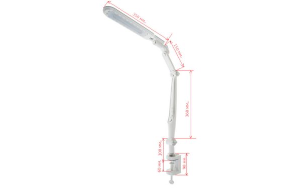 Настольная лампа на гибкой ножке на струбцине SL-61 10W SL | Зображення 3