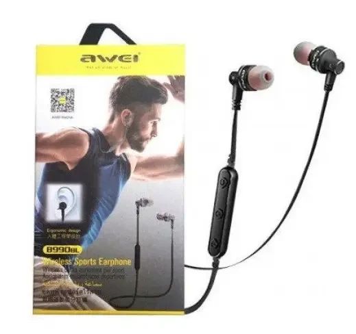 Наушники вакуумные с микрофоном Mdr B990BL BT Awei | Зображення 1
