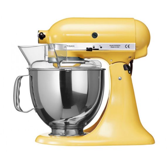 Планетарний міксер KitchenAid 5KSM150PSEMY ARTISAN, 4.83 л, жовтий | Зображення 1