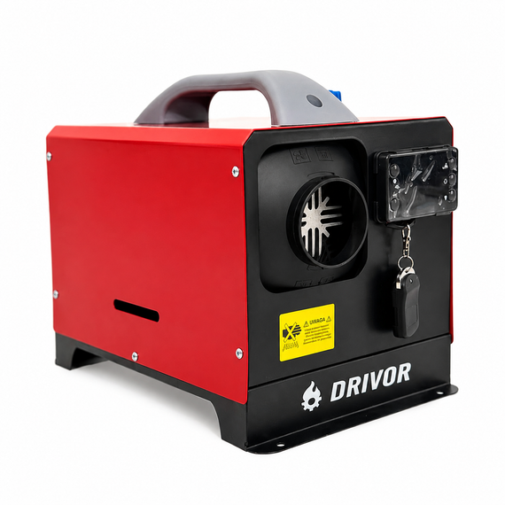 Автономний дизельний обігрівач DRIVOR 9 кВт 12/24 В Bluetooth переносний обігрівач салону авто для гаража | Зображення 1